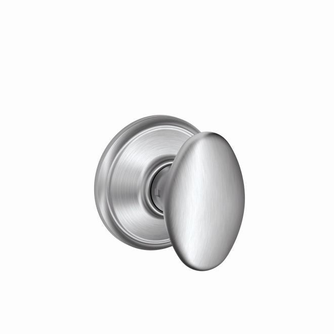 Schlage Siena Passage Knob in Satin Chrome finish