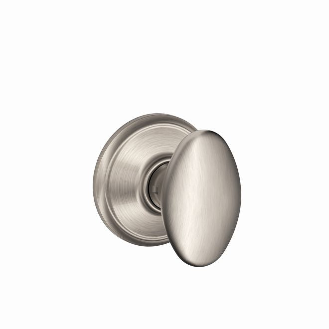 Schlage Siena Passage Knob in Satin Nickel finish