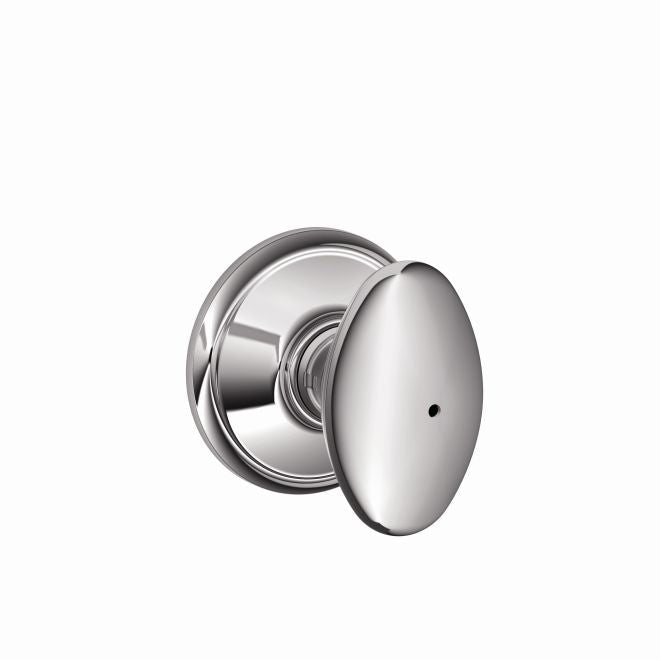 Schlage Siena Privacy Knob in Bright Chrome finish