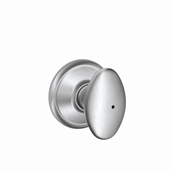 Schlage Siena Privacy Knob in Satin Chrome finish