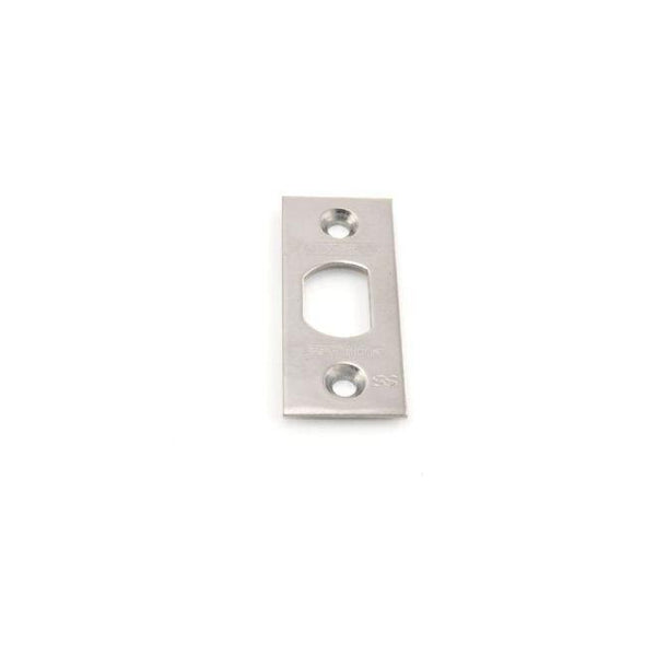 Schlage Square Corner Spring Latch Face Plate in Satin Nickel finish