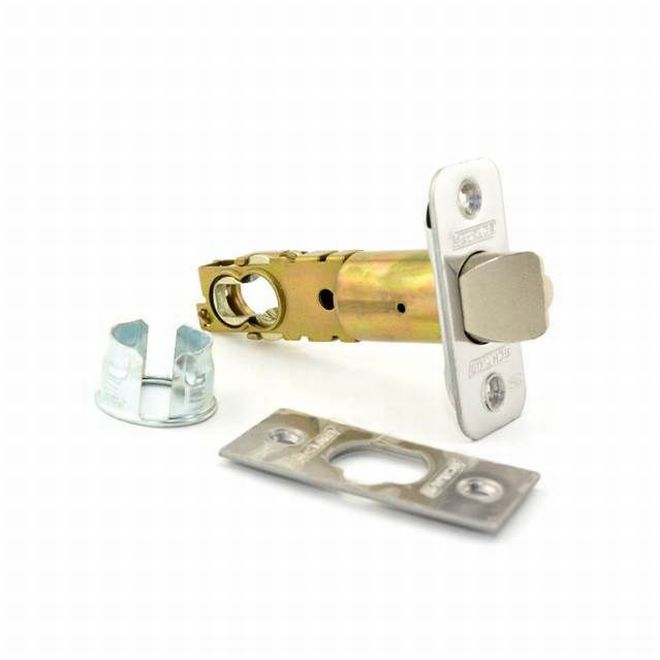 Schlage Triple Option Adjustable Dead Latch in Satin Nickel finish