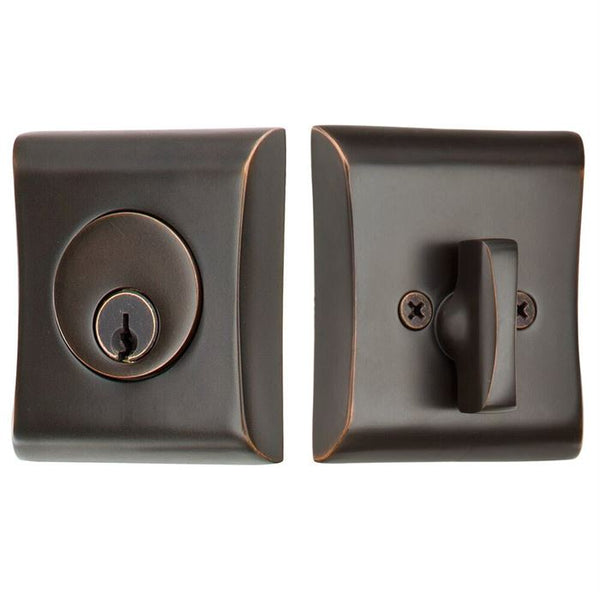 Single Cylinder Neos Keyed Deadbolt in Oil Rubbed Bronze#finish option_Oil Rubbed Bronze