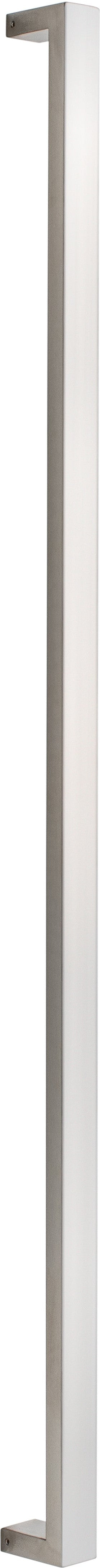 Sure-Loc 48" Square Long Door Pull, Single-Sided in Satin Stainless Steel finish