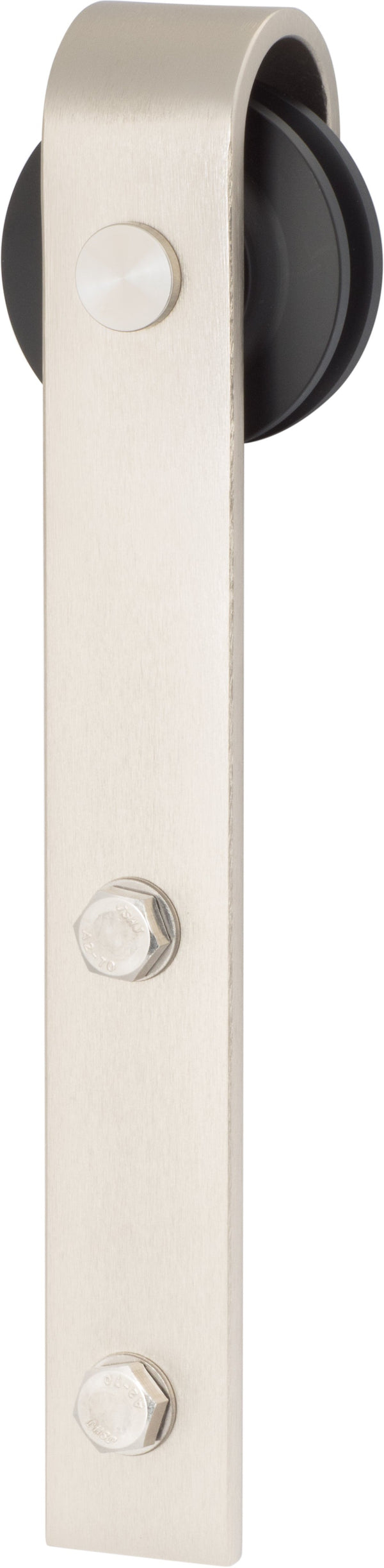 Sure-Loc Barn Track Single Roller Only in Satin Nickel finish