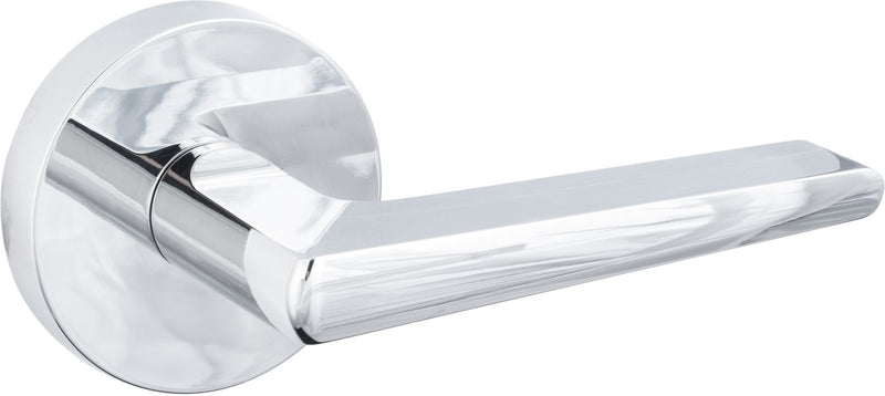 Sure-Loc Basel Round Passage Lever in Polished Chrome finish
