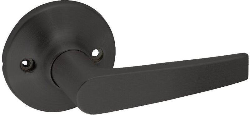 Sure-Loc Cedar Dummy Lever in Flat Black finish