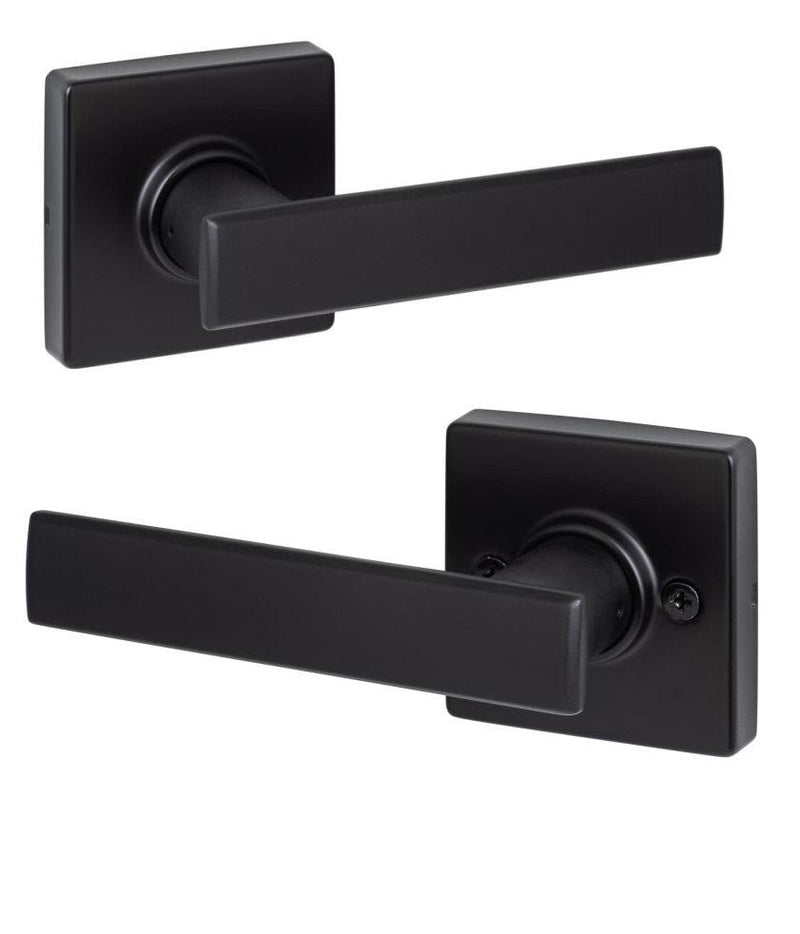 The Sure-Loc Cortina Lever in Flat Black finish