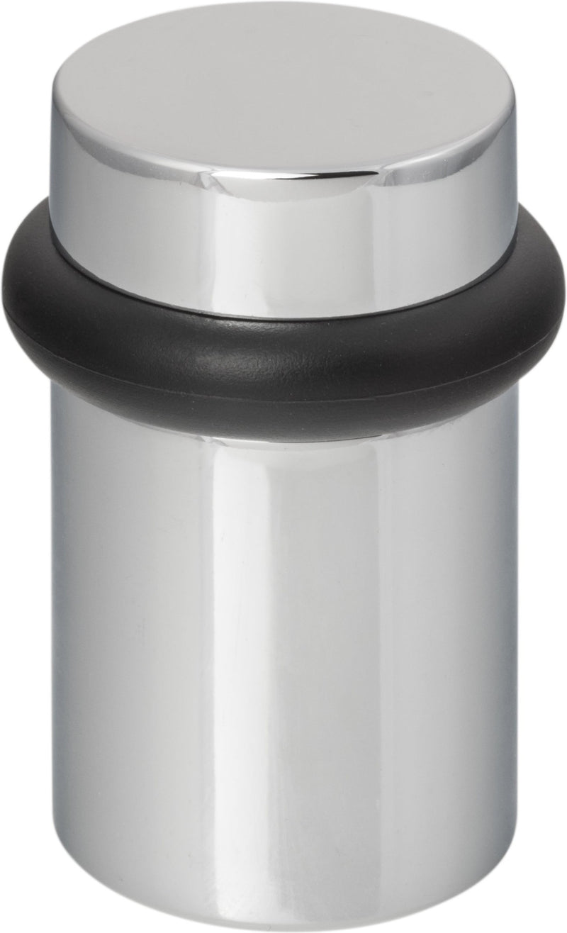 Sure-Loc Cylindrical Floor Stop in Polished Chrome finish