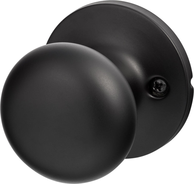 Sure-Loc Durango Passage Knobset in Flat Black finish