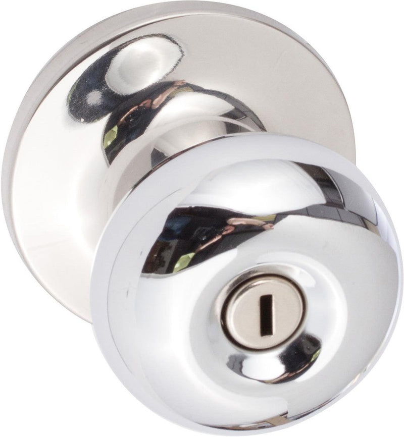 Sure-Loc Durango Privacy Knobset in Polished Chrome finish