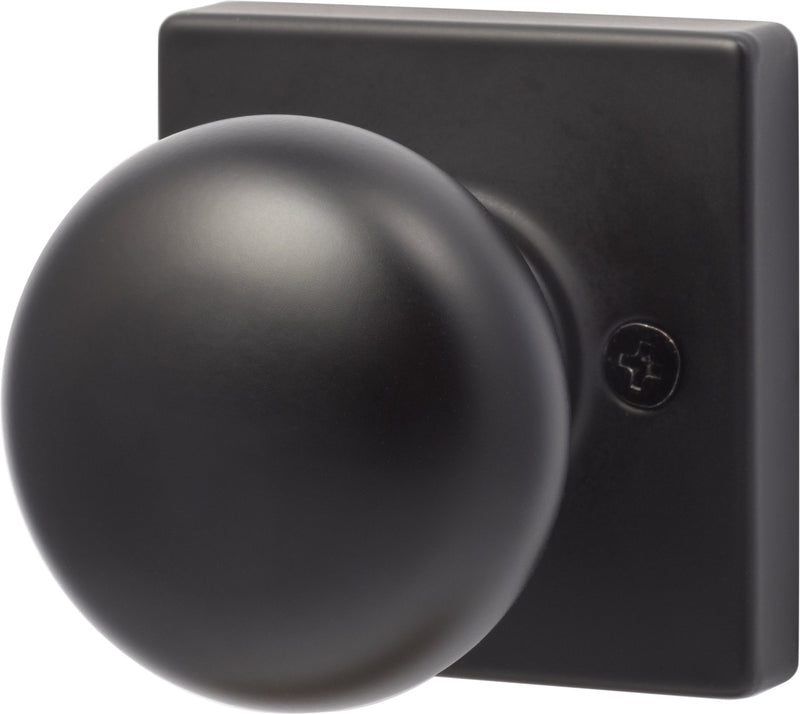 Sure-Loc Durango Square Dummy Knob in Flat Black finish