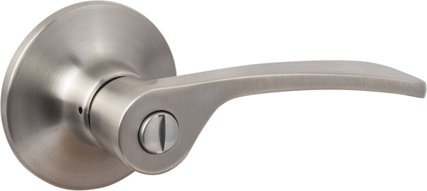 Sure-Loc Edge Privacy Lever, Grade 2 in Satin Nickel finish