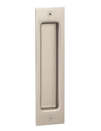 The Sure-Loc Flush Barn Door Handle in Satin Nickel finish