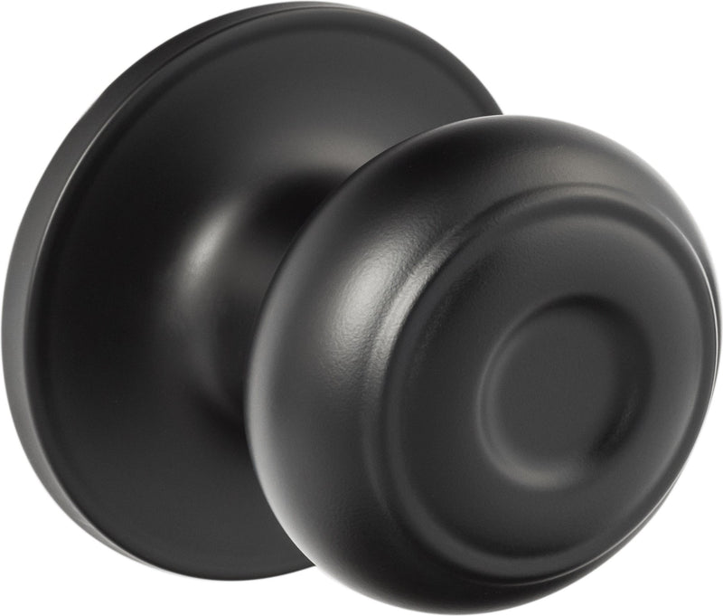 Sure-Loc Juniper Dummy Knob in Flat Black finish