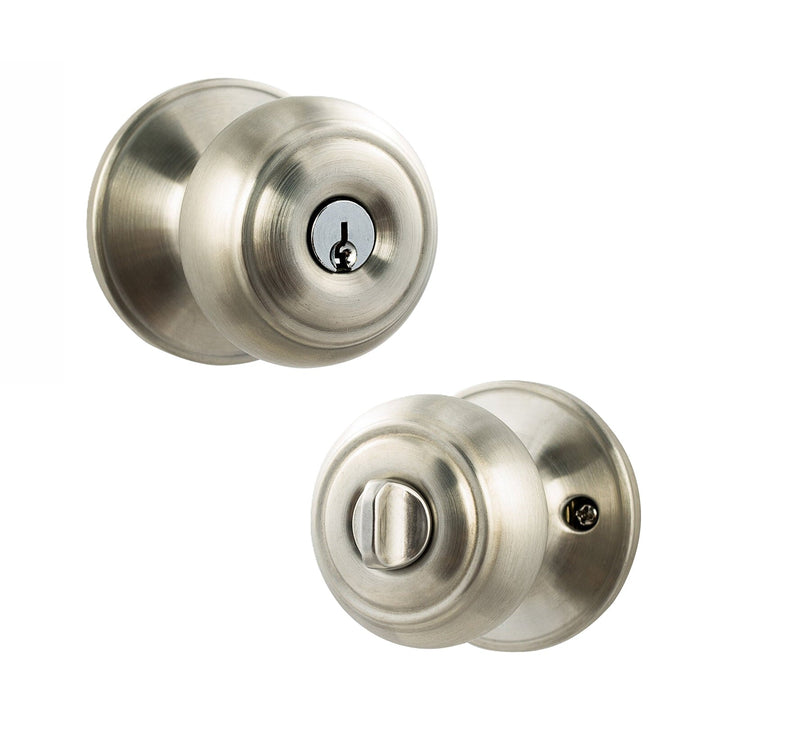 Sure-Loc Juniper Knob in Satin Nickel finish