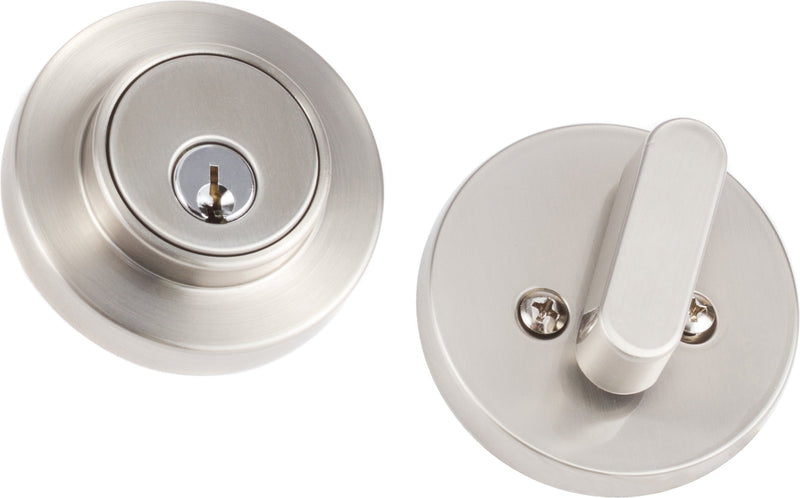 Sure-Loc Modern Single Cylinder Deadbolt in Satin Nickel finish