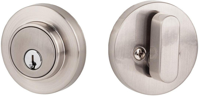 Sure-Loc Modern Single Cylinder Deadbolt in Satin Stainless Steel finish