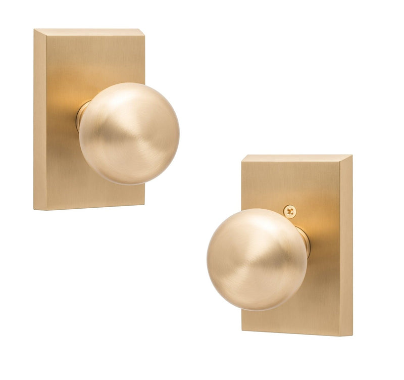 Sure-Loc Oakley Knob in Satin Brass finish