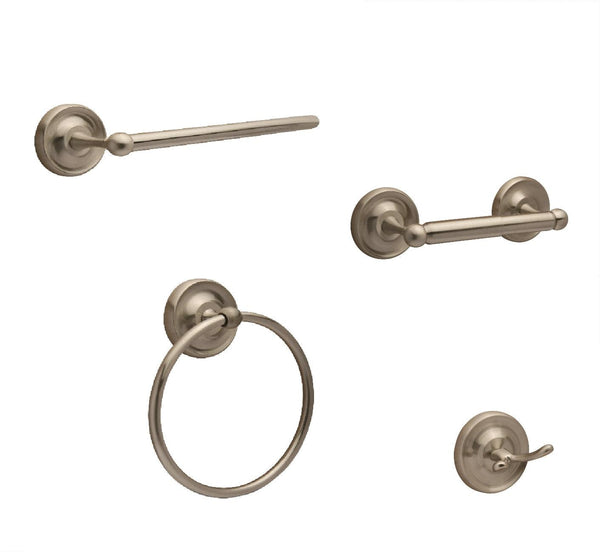 Sure-Loc Pinedale Series Bath Set, Two Post in Satin Nickel finish