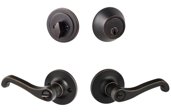Sure-Loc Sage Entry and Deadbolt Combo in Vintage Bronze finish