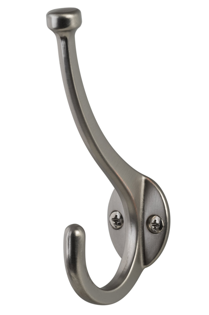 Sure-Loc Small Pilltop Coat Hook in Satin Nickel finish