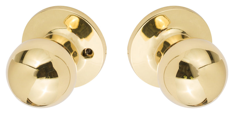 Sure-Loc Tahoe Knob in Polished Brass finish