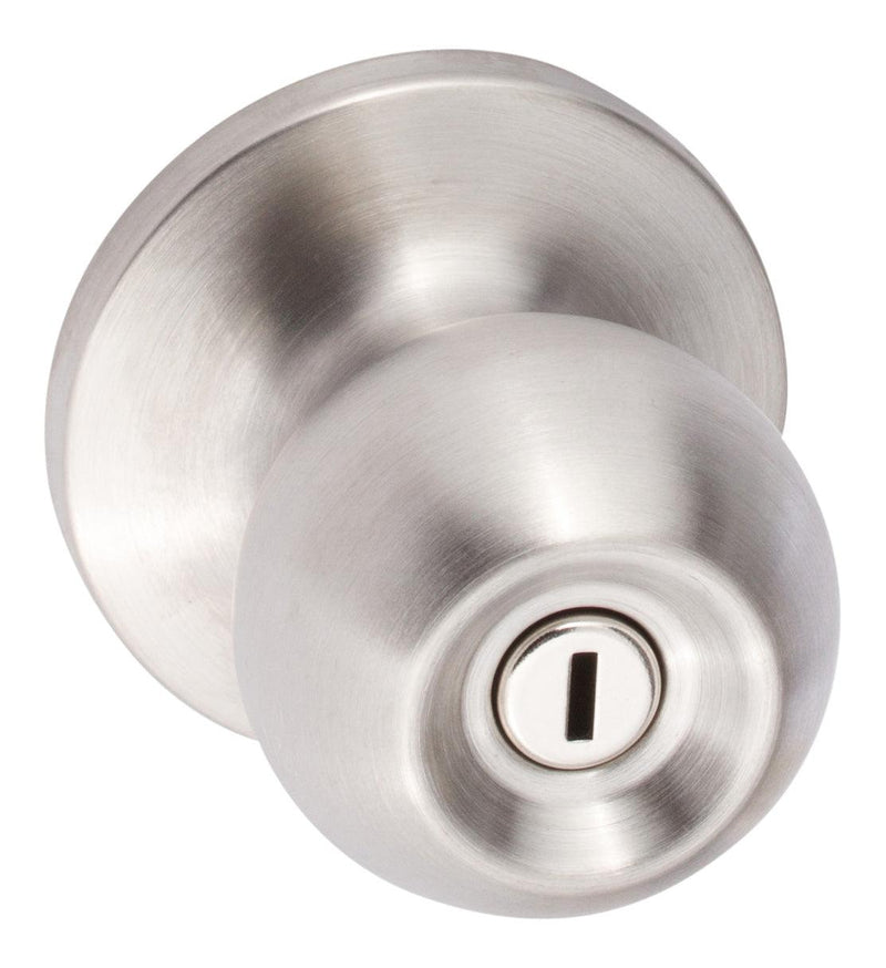 Sure-Loc Tahoe Privacy Knobset in Satin Stainless Steel finish