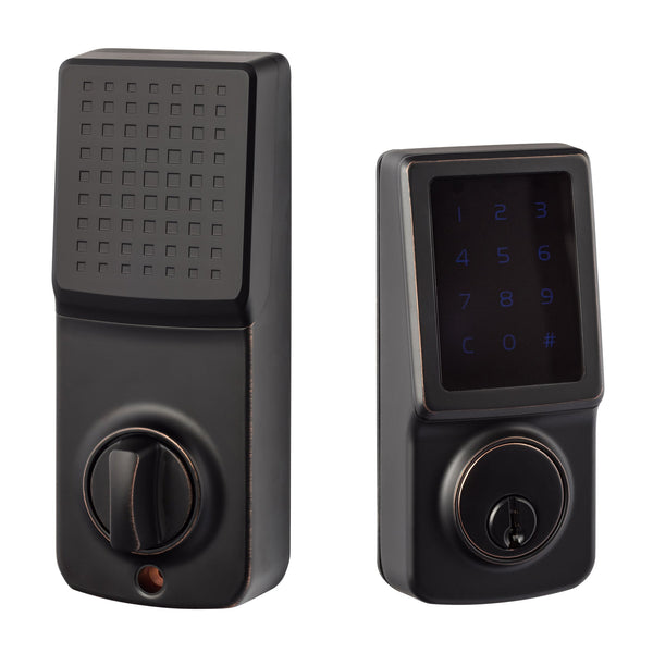 Sure-Loc Touch Screen Deadbolt With Z Wave Function in Vintage Bronze finish