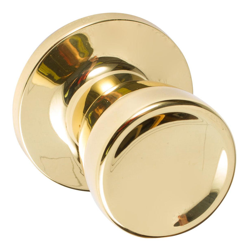 Sure-Loc Tulip Knob in Polished Brass finish