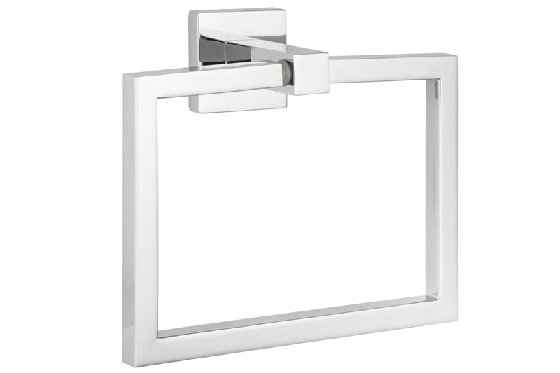 Sure-Loc Vlora Solid Brass Towel Ring in Polished Chrome finish