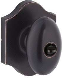 Yale Expressions Auburn Knob with Everly Rosette in Oil Rubbed Bronze finish