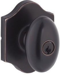 Yale Expressions Auburn Knob with Everly Rosette in Oil Rubbed Bronze finish