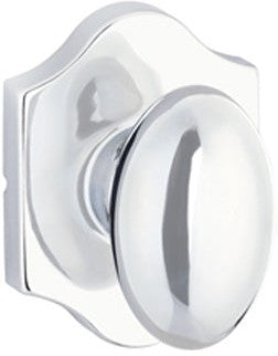 Yale Expressions Auburn Knob with Everly Rosette in Polished Chrome finish