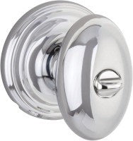 Yale Expressions Auburn Knob with Maguire Rosette in Polished Chrome finish