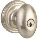 Yale Expressions Auburn Knob with Maguire Rosette in Satin Nickel finish