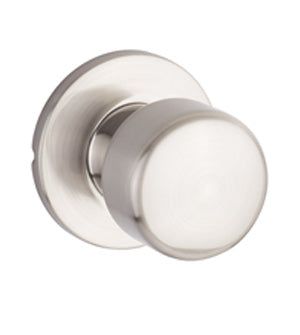 Yale Expressions Dummy Pair Dylan Knob with Owen Rosette in Satin Nickel finish