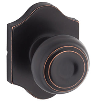 Yale Expressions Dummy Pair Lewiston Knob with Everly Rosette in Oil Rubbed Bronze finish