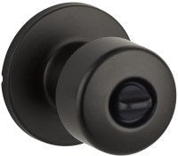 Yale Expressions Dylan Knob with Owen Rosette in Flat Black finish