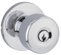 Yale Expressions Dylan Knob with Owen Rosette in Polished Chrome finish