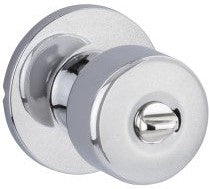 Yale Expressions Dylan Knob with Owen Rosette in Polished Chrome finish