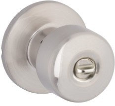 Yale Expressions Dylan Knob with Owen Rosette in Satin Nickel finish