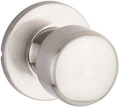 Yale Expressions Dylan Knob with Owen Rosette in Satin Nickel finish