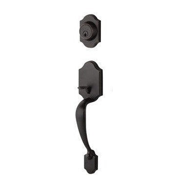 Yale Expressions Everly Single Cylinder Exterior Handleset, Kwikset Keyway-Interior Trim Sold Separately in Oil Rubbed Bronze finish