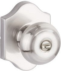 Yale Expressions Lewiston Knob with Everly Rosette in Satin Nickel finish