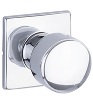 Yale Expressions Passage Dylan Knob with Marcel Rosette in Polished Chrome finish