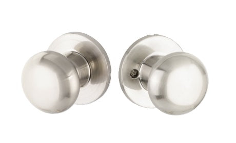 Yale Expressions Passage Walker Knob with Owen Rosette in Satin Nickel finish