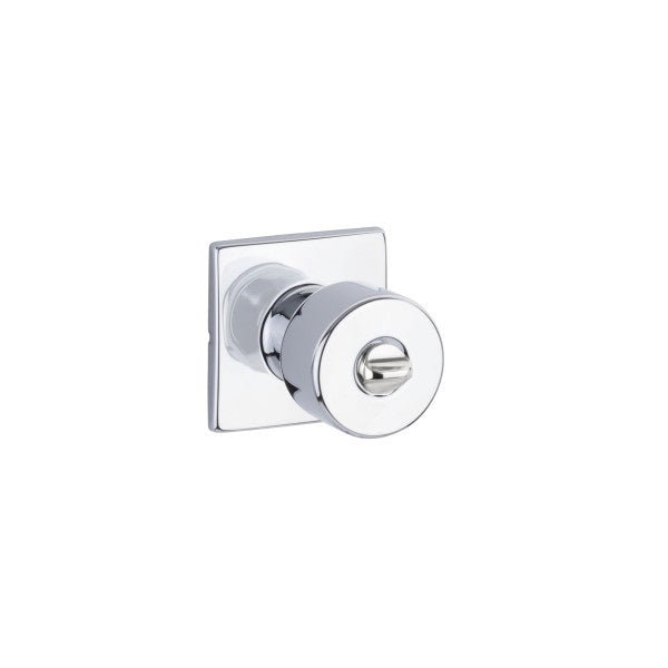 Yale Expressions Privacy Dylan Knob with Marcel Rosette in Polished Chrome finish