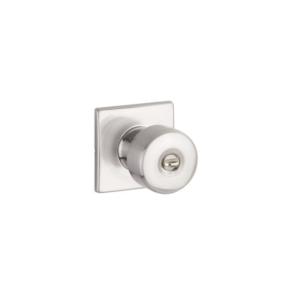 Yale Expressions Privacy Dylan Knob with Marcel Rosette in Satin Nickel finish