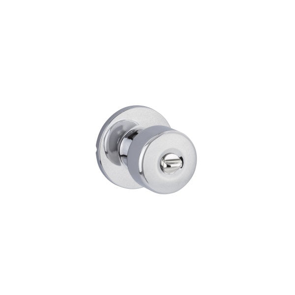 Yale Expressions Privacy Dylan Knob with Owen Rosette in Polished Chrome finish